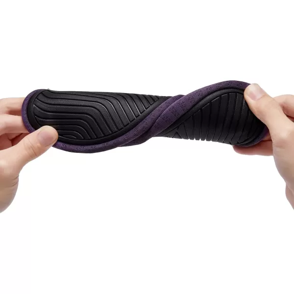 Racqua Men ampamp Women Water Shoes Barefoot QuickDry Beach Swim Yoga SocksBd108wpurple