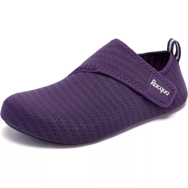 Racqua Men ampamp Women Water Shoes Barefoot QuickDry Beach Swim Yoga SocksBd108wpurple