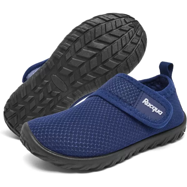 Racqua Toddler Baby Water Shoes Swimming Slip On Shoes for Kids Boys GirlsBabyToddlerHdk1607tnavy