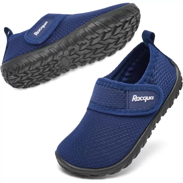 Racqua Toddler Baby Water Shoes Swimming Slip On Shoes for Kids Boys GirlsBabyToddlerHdk1607tnavy