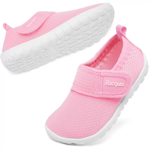 Racqua Toddler Baby Water Shoes Swimming Slip On Shoes for Kids Boys GirlsBabyToddlerHdk1607tpink