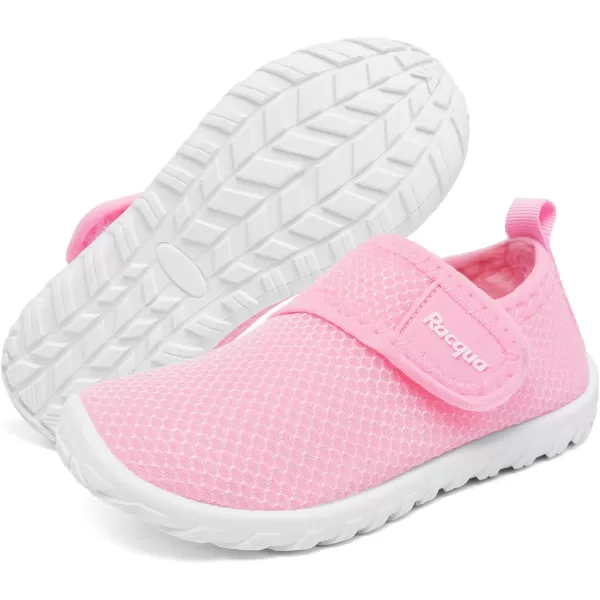 Racqua Toddler Baby Water Shoes Swimming Slip On Shoes for Kids Boys GirlsBabyToddlerHdk1607tpink