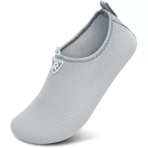 Racqua Men ampamp Women Water Shoes Barefoot QuickDry Beach Swim Yoga SocksBd104grey