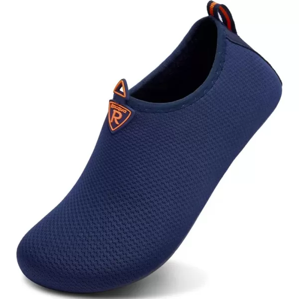 Racqua Men ampamp Women Water Shoes Barefoot QuickDry Beach Swim Yoga SocksBd104mnavy