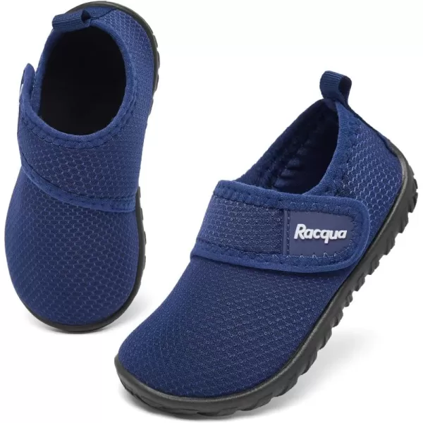 Racqua Toddler Baby Water Shoes Swimming Slip On Shoes for Kids Boys GirlsBabyToddlerHdk1607tnavy