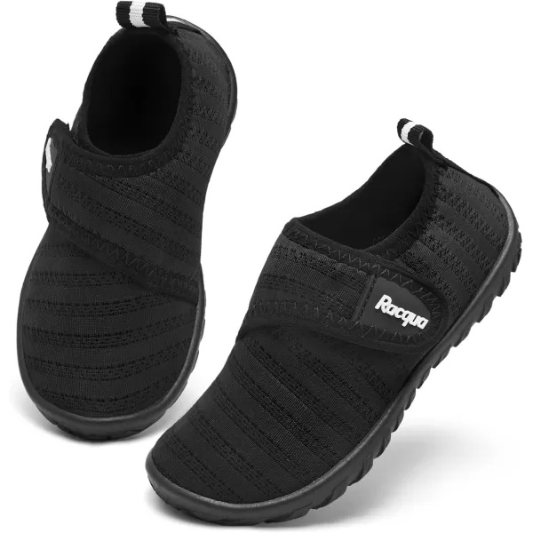 Racqua Baby Todder Water Shoes Boys Girls Quick Dry Barefoot Shoes NonSlip Swim Pool Aqua ShoesBabyToddlerBlack