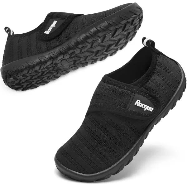 Racqua Baby Todder Water Shoes Boys Girls Quick Dry Barefoot Shoes NonSlip Swim Pool Aqua ShoesBabyToddlerBlack