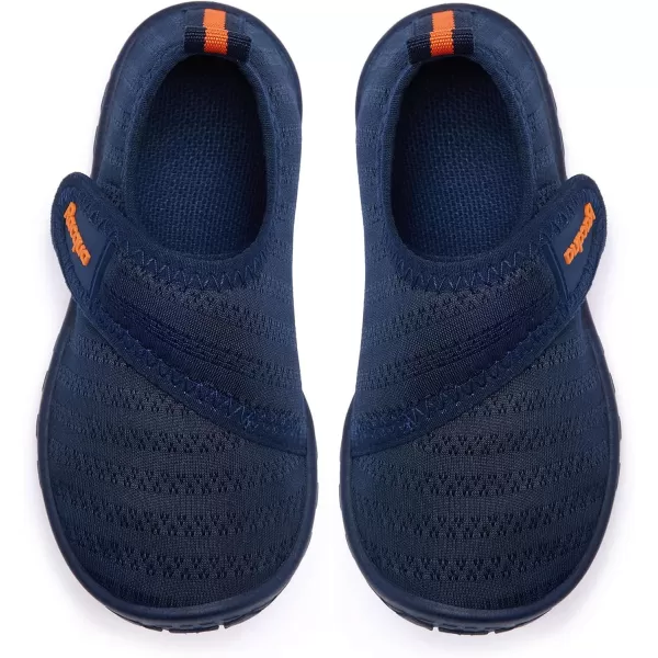 Racqua Baby Todder Water Shoes Boys Girls Quick Dry Barefoot Shoes NonSlip Swim Pool Aqua ShoesBabyToddlerBlueOrange