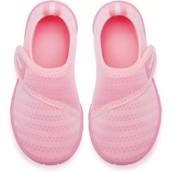 Racqua Baby Todder Water Shoes Boys Girls Quick Dry Barefoot Shoes NonSlip Swim Pool Aqua ShoesBabyToddlerPink