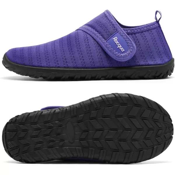 Racqua Baby Todder Water Shoes Boys Girls Quick Dry Barefoot Shoes NonSlip Swim Pool Aqua ShoesBabyToddlerPurple
