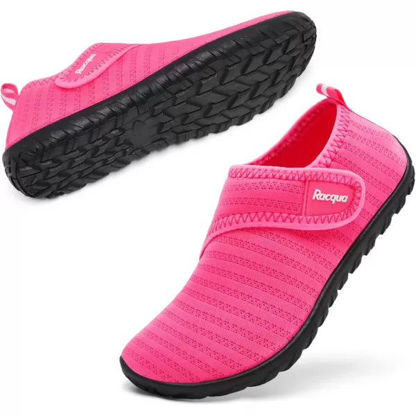 Racqua Baby Todder Water Shoes Boys Girls Quick Dry Barefoot Shoes NonSlip Swim Pool Aqua ShoesBabyToddlerRose