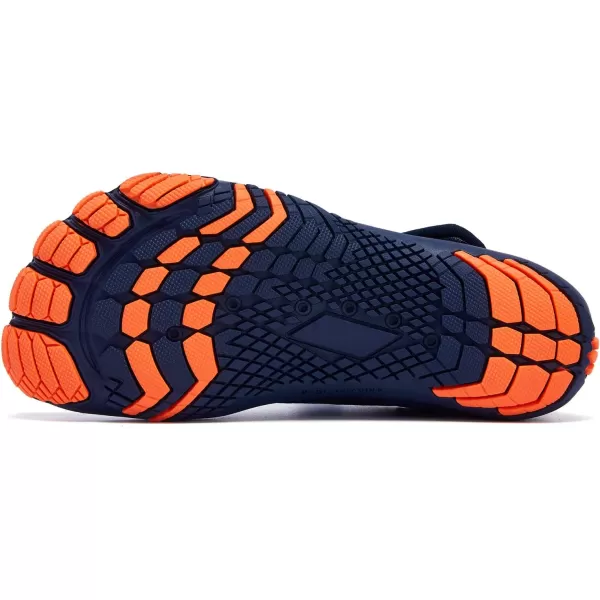 Racqua Boys Girls Kids Toddler Water Shoes Quick Dry Barefoot Lightweight Pool Swim Beach Sport Aqua ShoesToddlerLittle KidBig KidWzk163bblueOrange