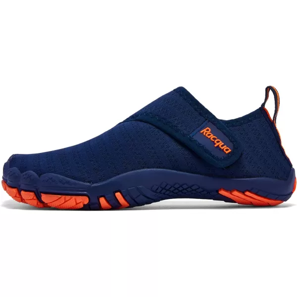 Racqua Boys Girls Kids Toddler Water Shoes Quick Dry Barefoot Lightweight Pool Swim Beach Sport Aqua ShoesToddlerLittle KidBig KidWzk163bblueOrange