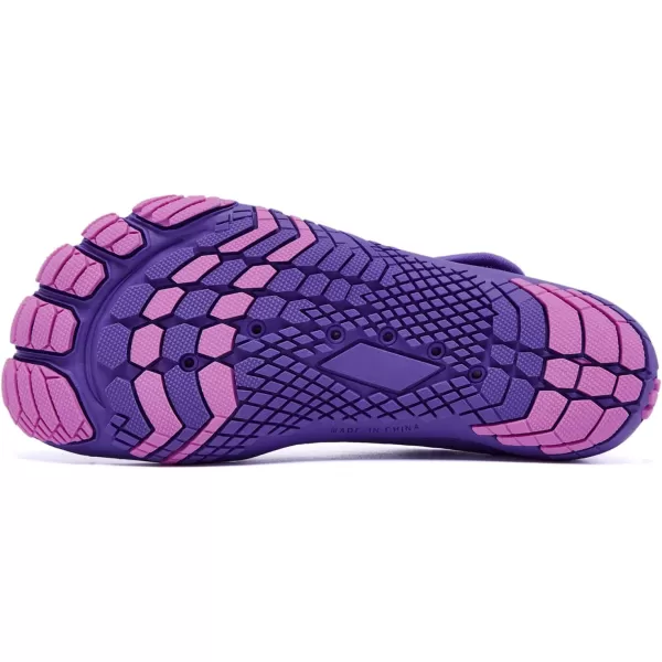 Racqua Boys Girls Kids Toddler Water Shoes Quick Dry Barefoot Lightweight Pool Swim Beach Sport Aqua ShoesToddlerLittle KidBig KidWzk163gpurple