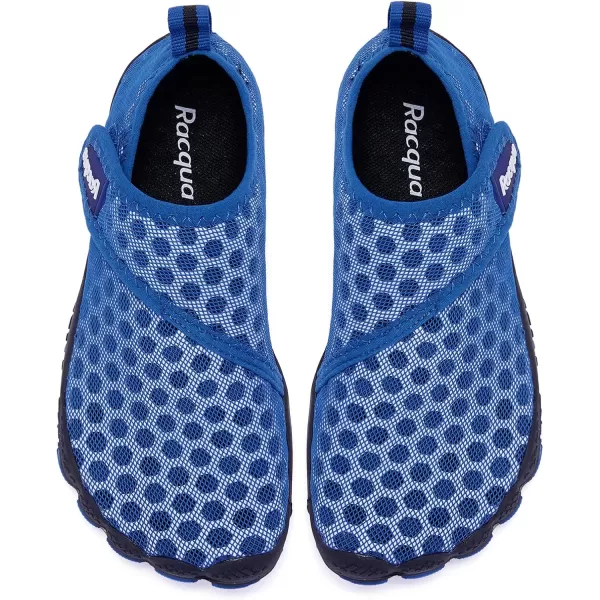 Racqua Boys Girls Kids Toddler Water Shoes Quick Dry Barefoot Lightweight Pool Swim Beach Sport Aqua ShoesToddlerLittle KidBig KidWzk164bblue