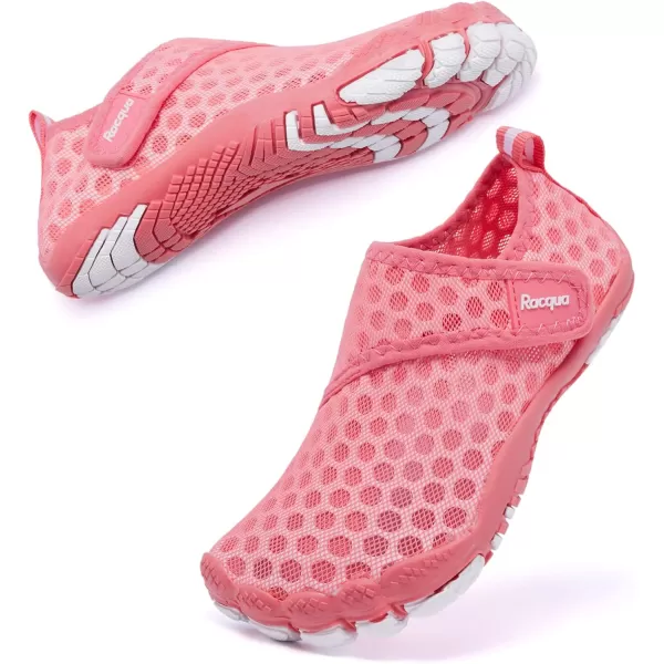 Racqua Boys Girls Kids Toddler Water Shoes Quick Dry Barefoot Lightweight Pool Swim Beach Sport Aqua ShoesToddlerLittle KidBig KidWzk164gred