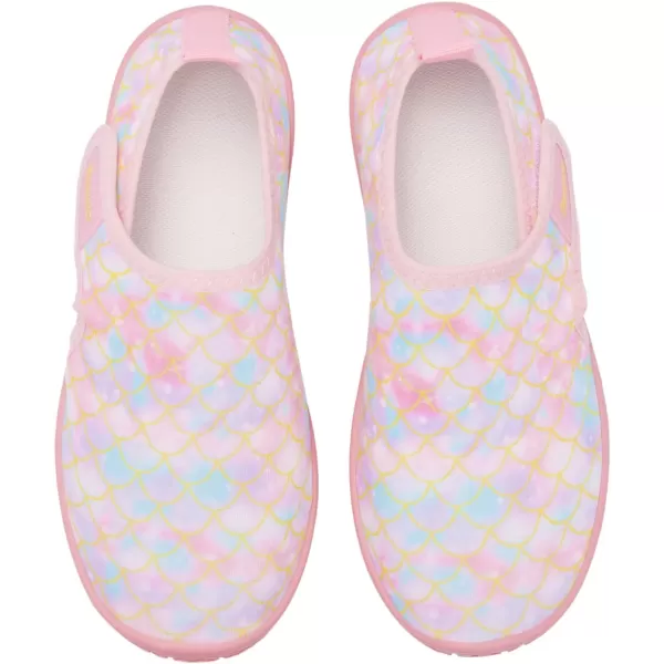 Racqua Boys Girls Kids Water Shoes Barefoot Swim Quick Dry Lightweight Sport Aqua ShoesLittle KidBig KidHdk1602mermaid