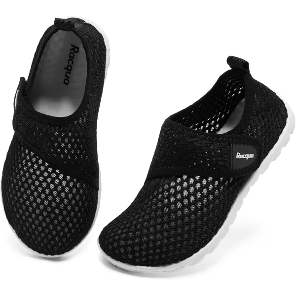 Racqua Boys Girls Kids Water Shoes Barefoot Swim Quick Dry Lightweight Sport Aqua ShoesLittle KidBig KidHdk1605black
