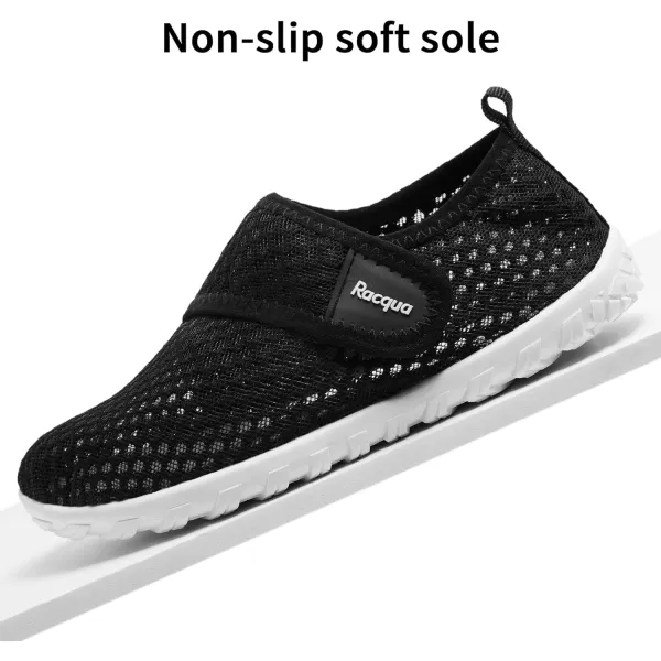 Racqua Boys Girls Kids Water Shoes Barefoot Swim Quick Dry Lightweight Sport Aqua ShoesLittle KidBig KidHdk1605black