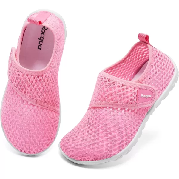 Racqua Boys Girls Kids Water Shoes Barefoot Swim Quick Dry Lightweight Sport Aqua ShoesLittle KidBig KidHdk1605pink