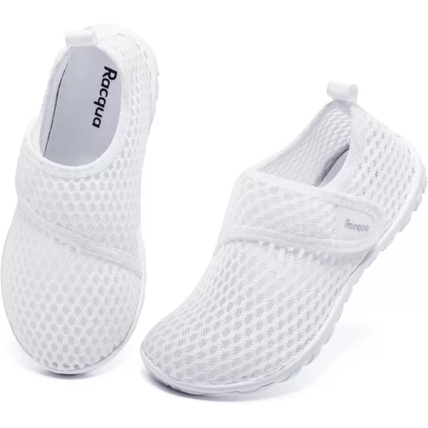 Racqua Boys Girls Kids Water Shoes Barefoot Swim Quick Dry Lightweight Sport Aqua ShoesLittle KidBig KidHdk1605white