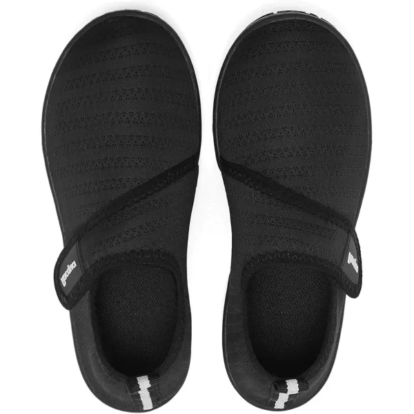 Racqua Boys Girls Kids Water Shoes Quick Dry Barefoot Lightweight Sport Swim Aqua ShoesLittle KidBig KidBlack