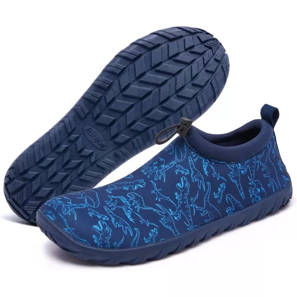 Racqua Boys Girls Kids Water Shoes Swim Shoes Quick Dry Aqua Shoes for Beach Pool LittleBig KidBlue1