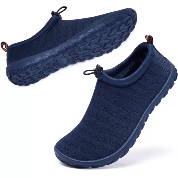 Racqua Boys Girls Kids Water Shoes Swim Shoes Quick Dry Lightweight Breathable for Beach Pool Swim LittleBig KidNavy
