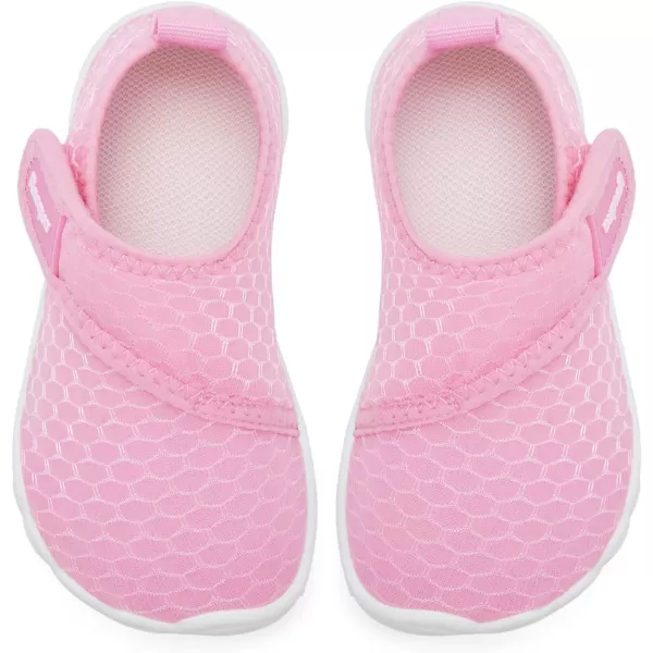 Racqua Boys Toddler Baby Water Shoes Girls NonSlip Beach Outdoor Sports Breathable Water Shoes Quick Dry Lightweight Swim Pool Aqua ShoesBabyToddlerWzk168pink
