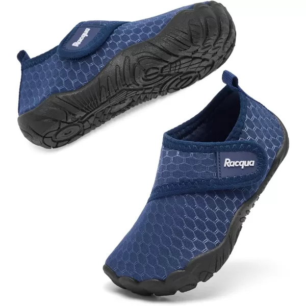Racqua Boys Toddler Baby Water Shoes Girls NonSlip Beach Outdoor Sports Breathable Water Shoes Quick Dry Lightweight Swim Pool Aqua ShoesBabyToddlerWzk168navy
