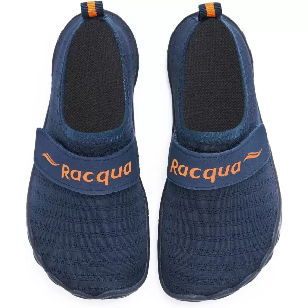 Racqua Kids Water Shoes NonSlip Beach Shoes Outdoor Breathable Swim Shoes Quick Dry Lightweight Pool Aqua Shoes Boys GirlsLittle KidBig KidNavy