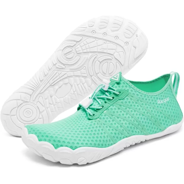Racqua Men Women Water Shoes QuickDry Breathable Swim Shoes Lightweight Aqua Shoes Beach Pool Hiking ShoesWz1104green
