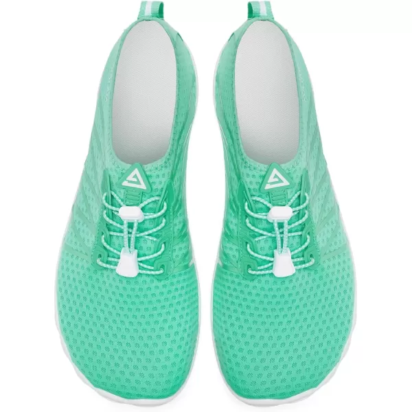 Racqua Men Women Water Shoes QuickDry Breathable Swim Shoes Lightweight Aqua Shoes Beach Pool Hiking ShoesWz1104green