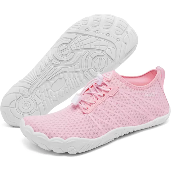 Racqua Men Women Water Shoes QuickDry Breathable Swim Shoes Lightweight Aqua Shoes Beach Pool Hiking ShoesWz1104pink