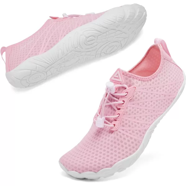 Racqua Men Women Water Shoes QuickDry Breathable Swim Shoes Lightweight Aqua Shoes Beach Pool Hiking ShoesWz1104pink