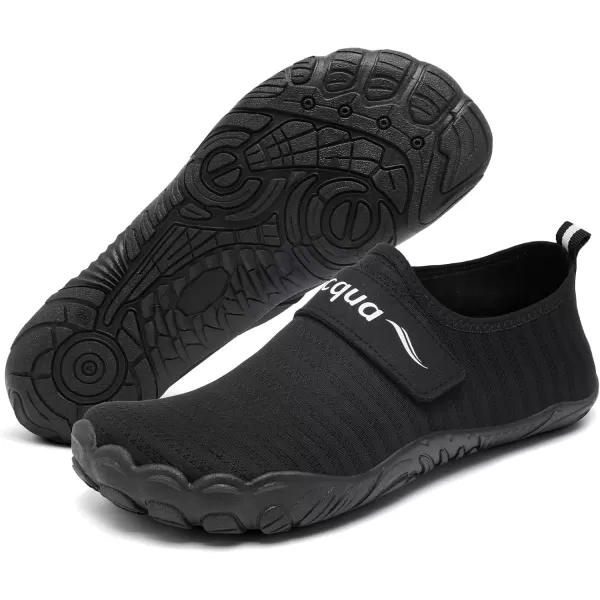 Racqua Men Women Water Shoes QuickDry Breathable Swim Shoes Lightweight Aqua Shoes Beach Pool Hiking ShoesWz1108black