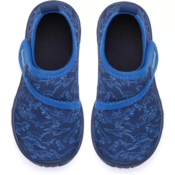 Racqua Toddler Baby Water Shoes Barefoot Quick Dry Swim Sport Pool Aqua Shoes for Boys GirlsBabyToddlerDinosaurBlue