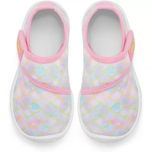 Racqua Toddler Baby Water Shoes Barefoot Quick Dry Swim Sport Pool Aqua Shoes for Boys GirlsBabyToddlerMermaidPink