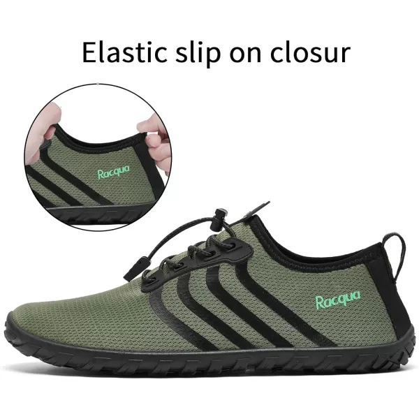 Racqua Water Shoes MenampampWomen Swim Beach Pool River Aqua Quick Dry BreathableHd135green