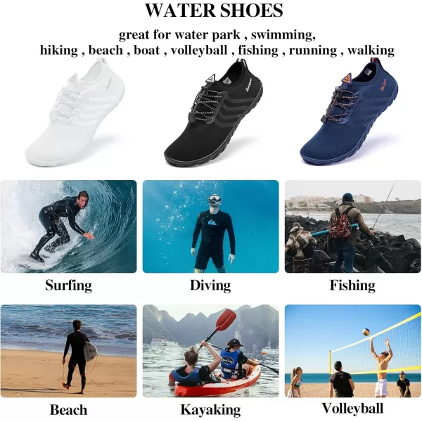 Racqua Water Shoes MenampampWomen Swim Beach Pool River Aqua Quick Dry BreathableHd135white
