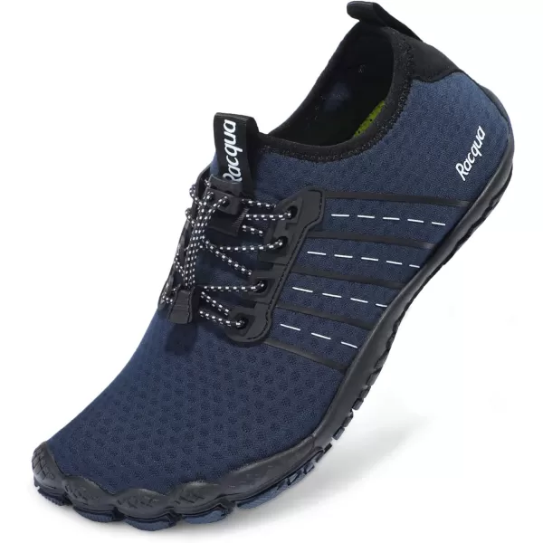Racqua Water Shoes Quick Dry Barefoot Beach Aqua Sport Swim Surf Pool Hiking Diving Walking for Men WomenWz112blue