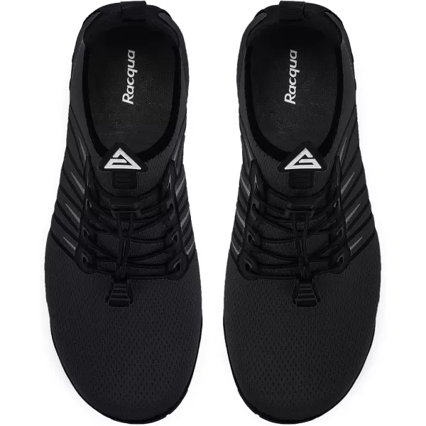 Racqua Water Shoes Quick Dry Barefoot Water Aqua Sport Beach Pool Swim Surf Diving for Men WomenHd102black