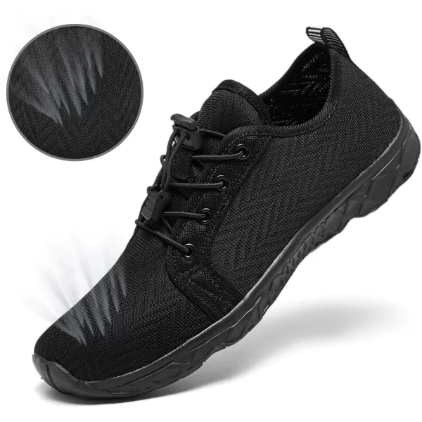 Racqua Women Men Breathable Mesh Water ShoesSx1201black