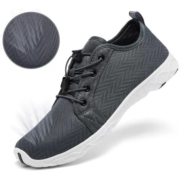 Racqua Women Men Breathable Mesh Water ShoesSx1201grey