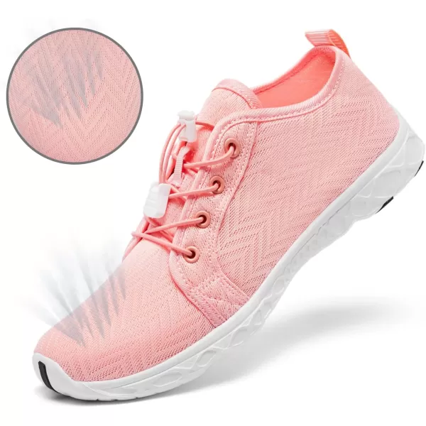 Racqua Women Men Breathable Mesh Water ShoesSx1201pink