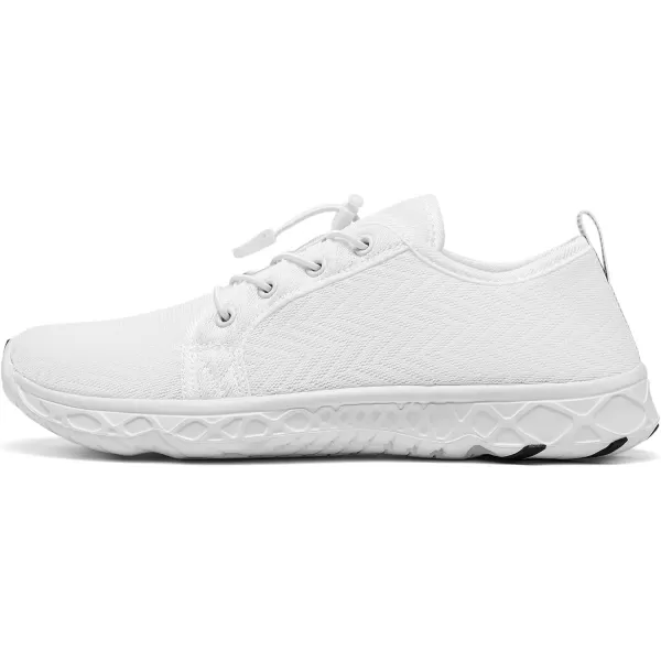 Racqua Women Men Breathable Mesh Water ShoesSx1201white