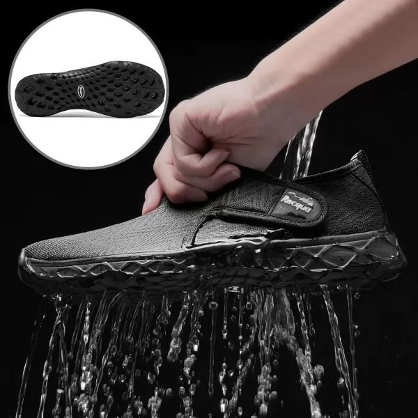 Racqua Women Men Breathable Mesh Water ShoesSx1202black