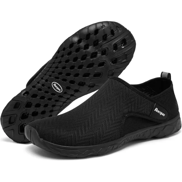 Racqua Women Men Breathable Mesh Water ShoesSx1202black