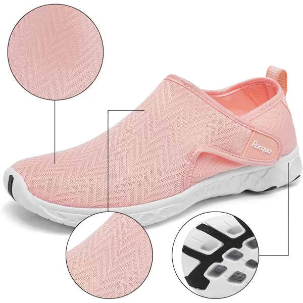 Racqua Women Men Breathable Mesh Water ShoesSx1202pink