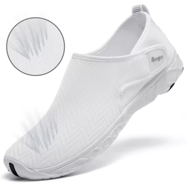 Racqua Women Men Breathable Mesh Water ShoesSx1202white
